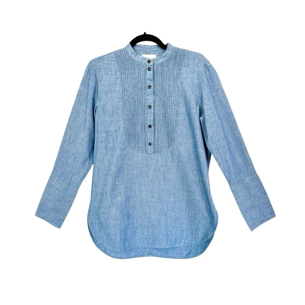 J. Crew Chambray Tuxedo Shirt